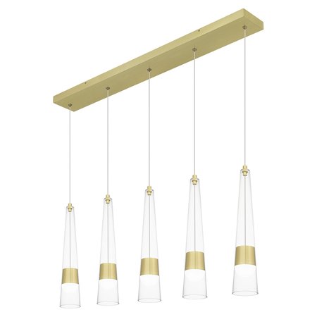 Quoizel Zia Integrated LED Satin Gold Island Light PCZIA539SD